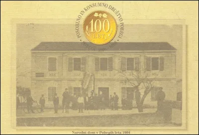 100 LET POSOJILNO IN KONSUMNO DRUŠTVO POBEGI 1896 - 1996